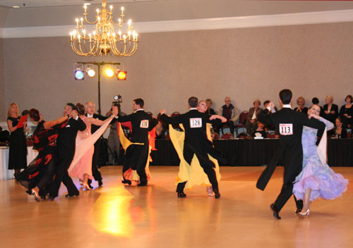 ballroom dancing competition shape